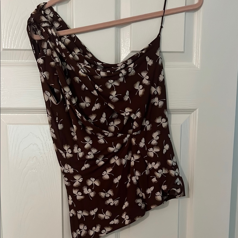 Gucci Brown Floral Camisole Top